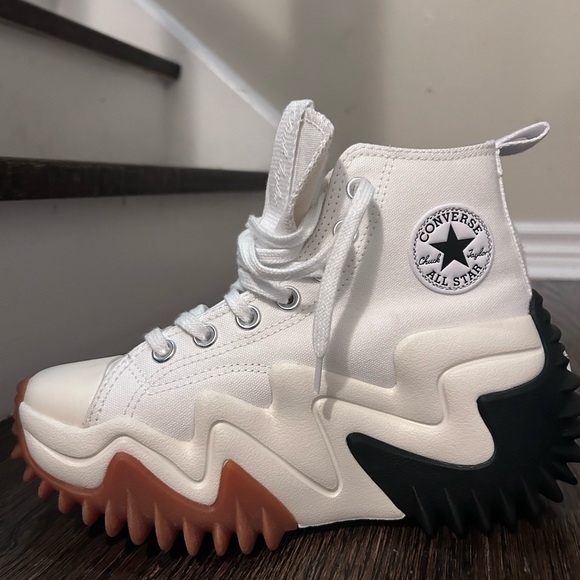 Converse Run Star Motion Canvas Platform Sneakers sz Women’s 4.5 - Picture 5 of 8